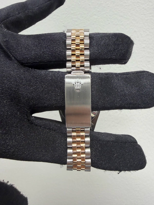 Rolex Datejust Champagne Stick Dial on D Link Jubilee Ref 68273