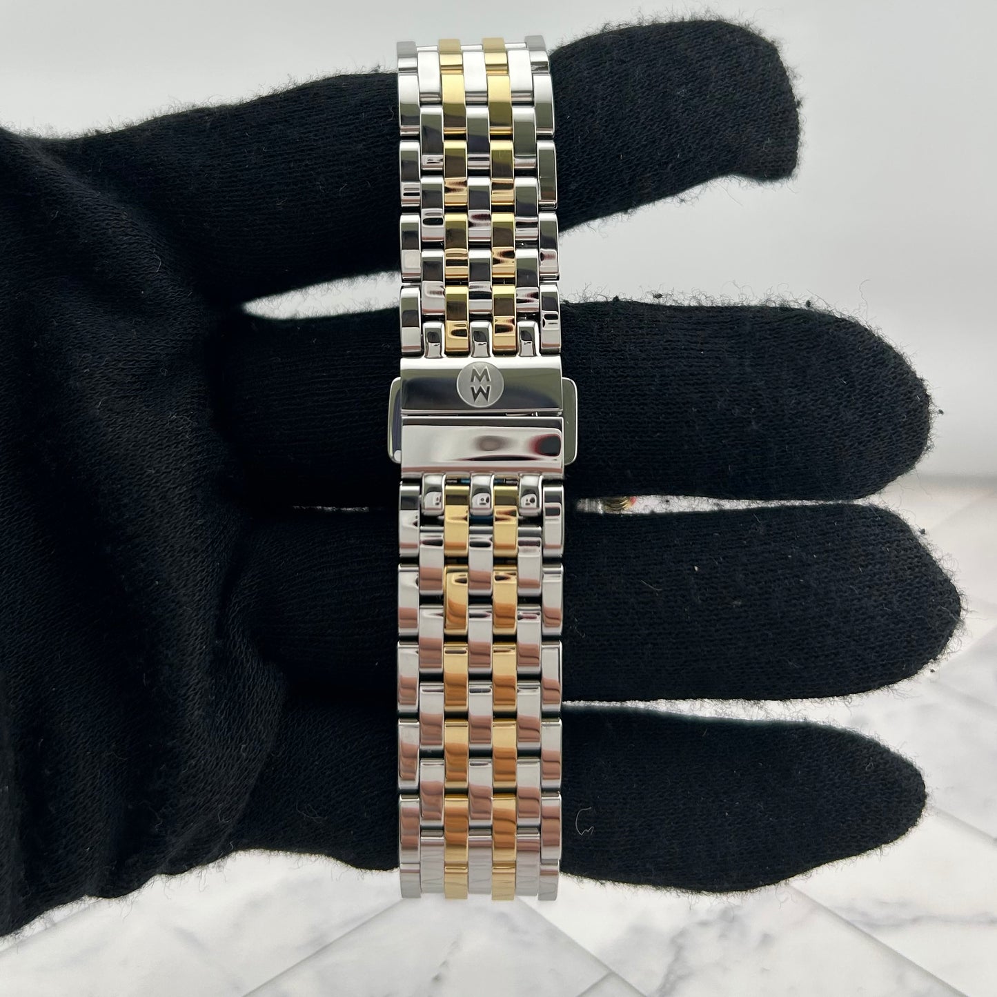 Michele Deco Madison Silver Set With Diamonds Dial Ref. MWW06G000013 Card Open Date — view 4