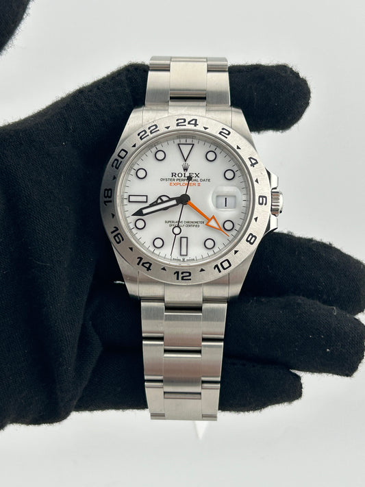 Rolex Explorer II White Dial on Oyster Bracelet Ref. 226570 Card 2024 — view 2