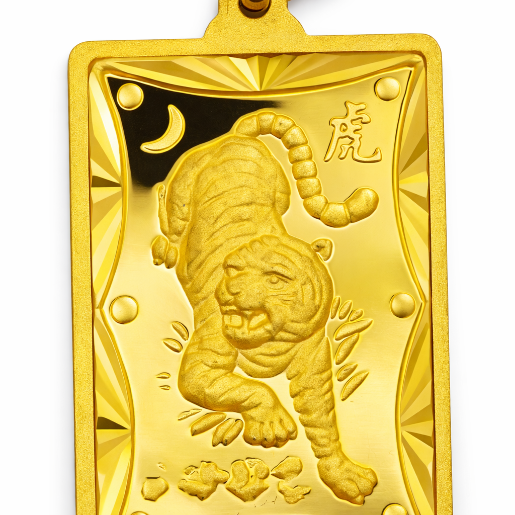Colgante Tigre YG 24K 6.36g