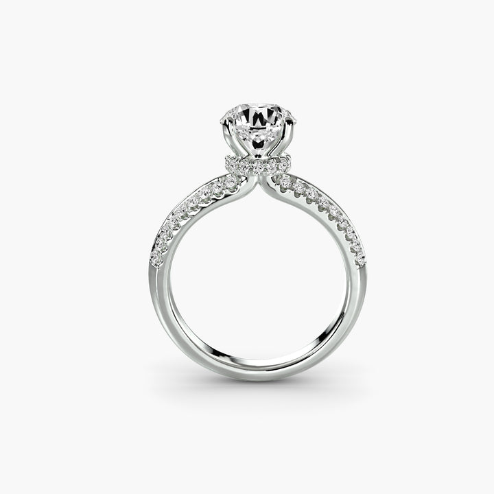 Solitario con pavé