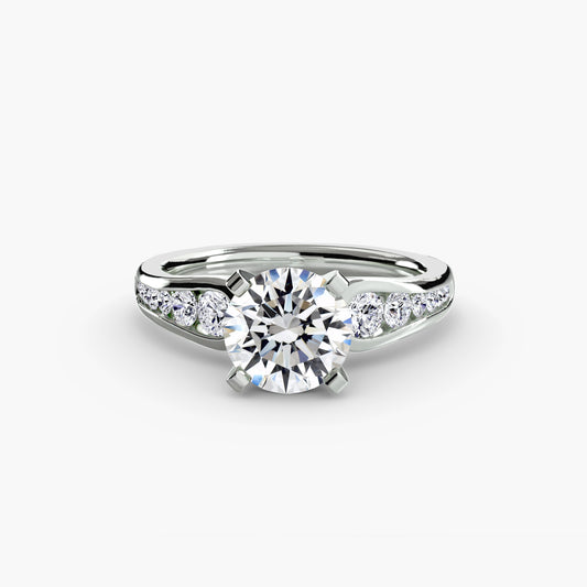 Solitario con Pavé 2