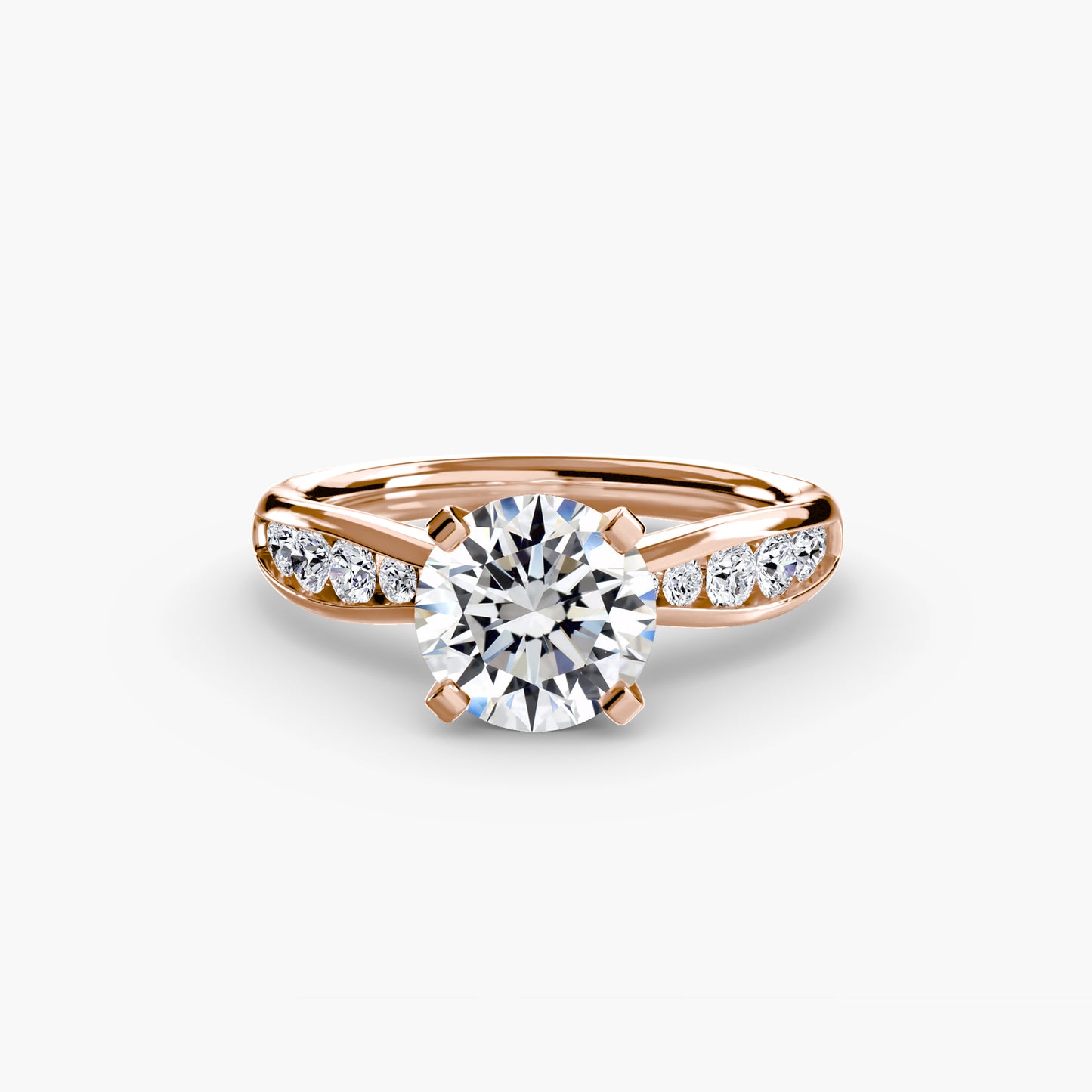 Solitario con Pavé 3