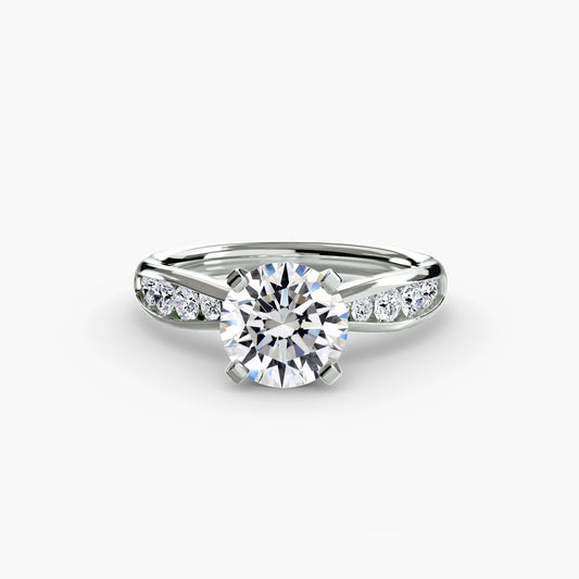 Solitario con Pavé 3