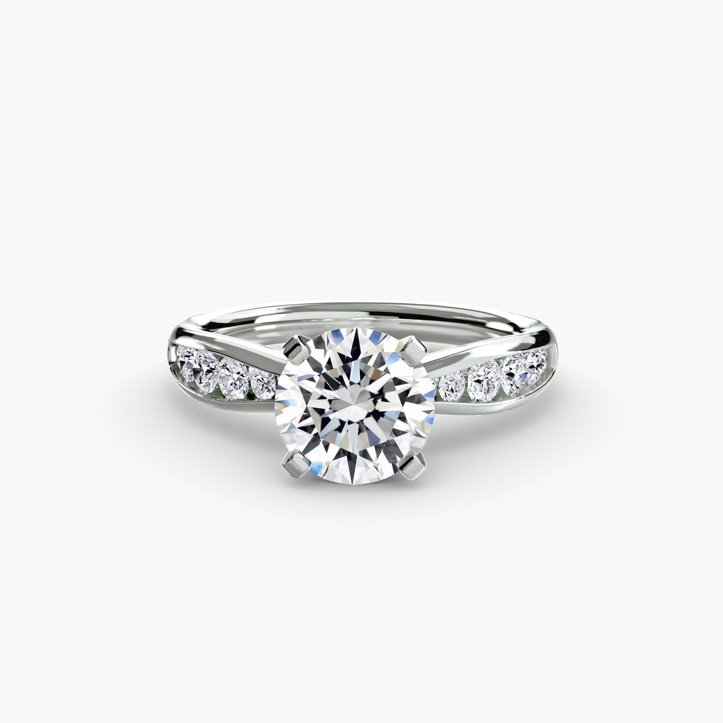 Solitario con Pavé 3