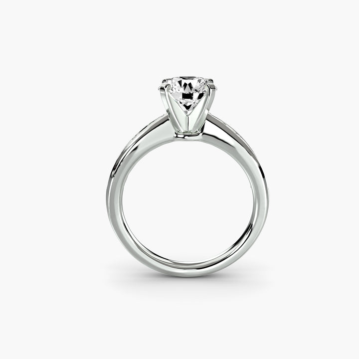 Solitario con Pavé 3