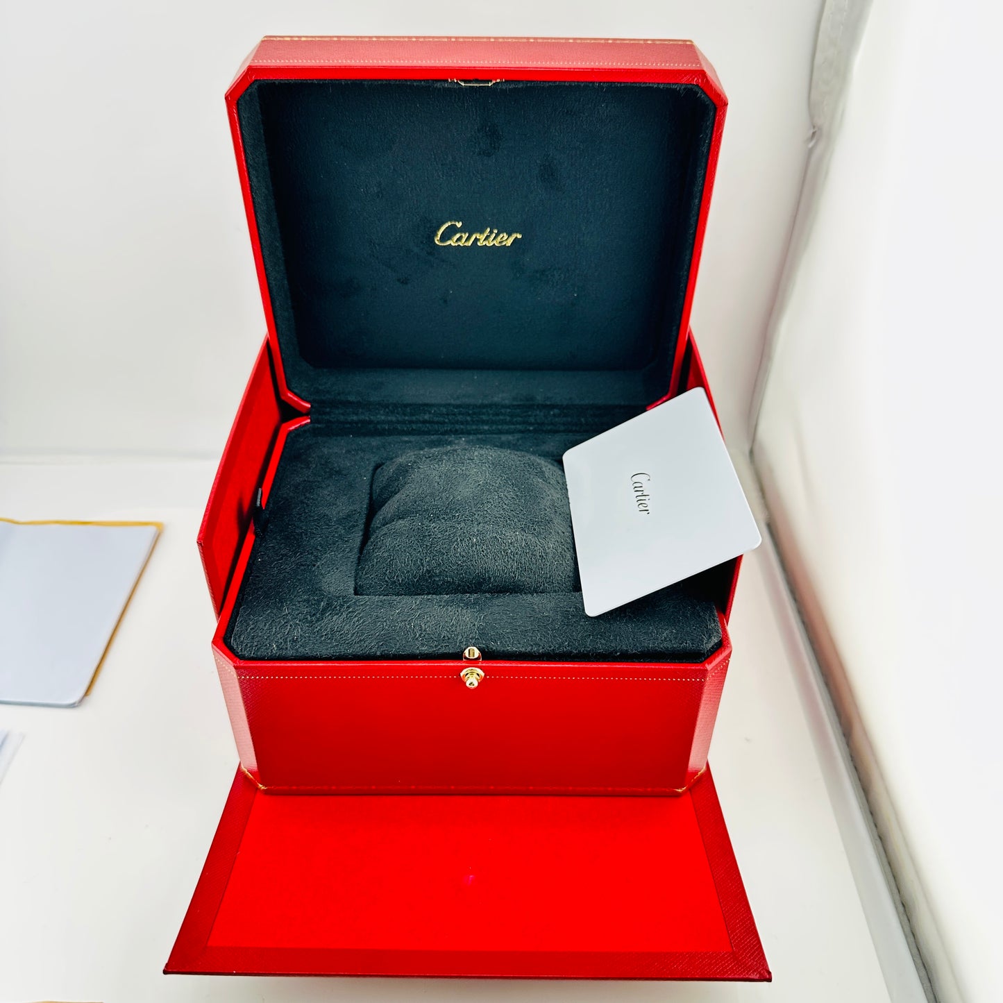 Cartier Santos de Cartier Medium Green Dial on Stainless Steel Bracelet Ref. 4075/WSSA0061 Card 2024 — view 7