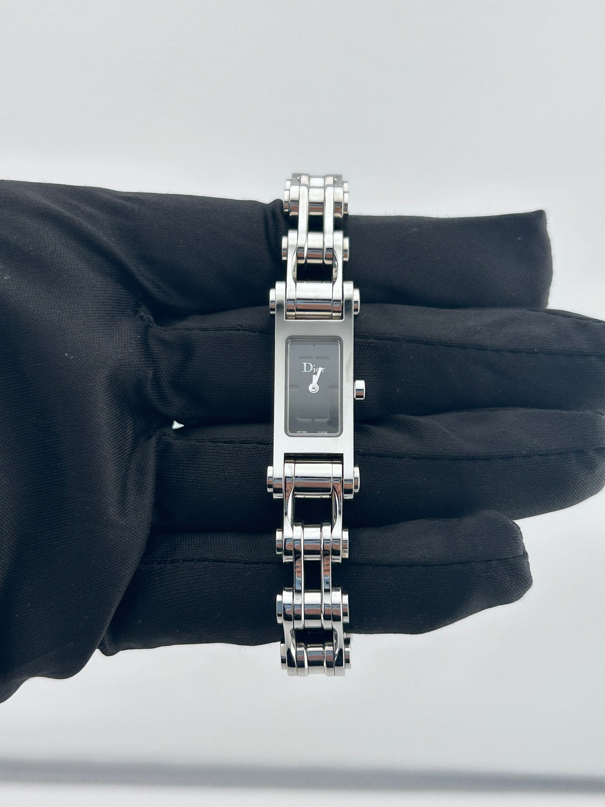 Christian Dior Dior 66 Black Dial on Stainless Steel Ref. D104-100 Card