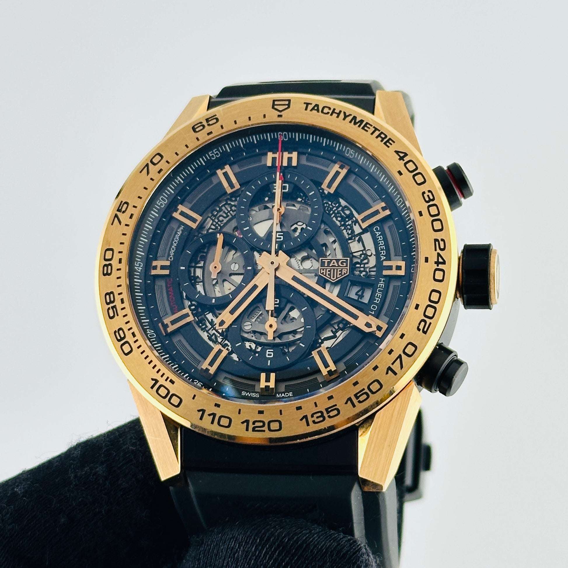 Tag Heuer Carrera Skeleton Dial on Rubber Ref. CAR2A5B Card 2020 — view 3