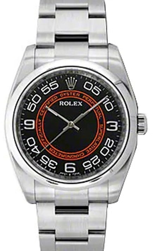 Rolex Oyster Perpetual Black Dial on Oyster Ref 116000 with Card Old Green 2011