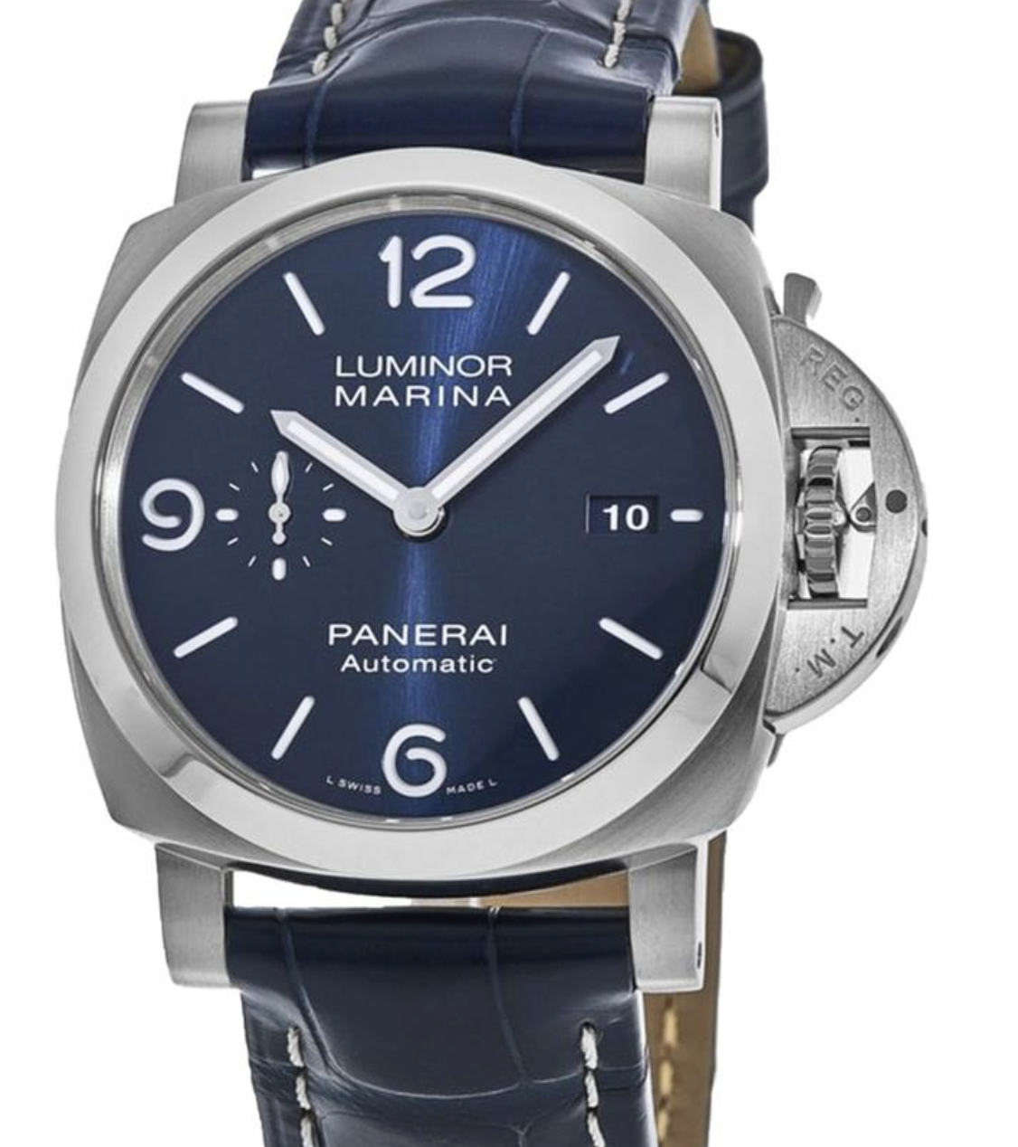 Panerai Panerai Luminor Marina Blue Dial on Leather Strap Ref. PAM01313 Card 2021