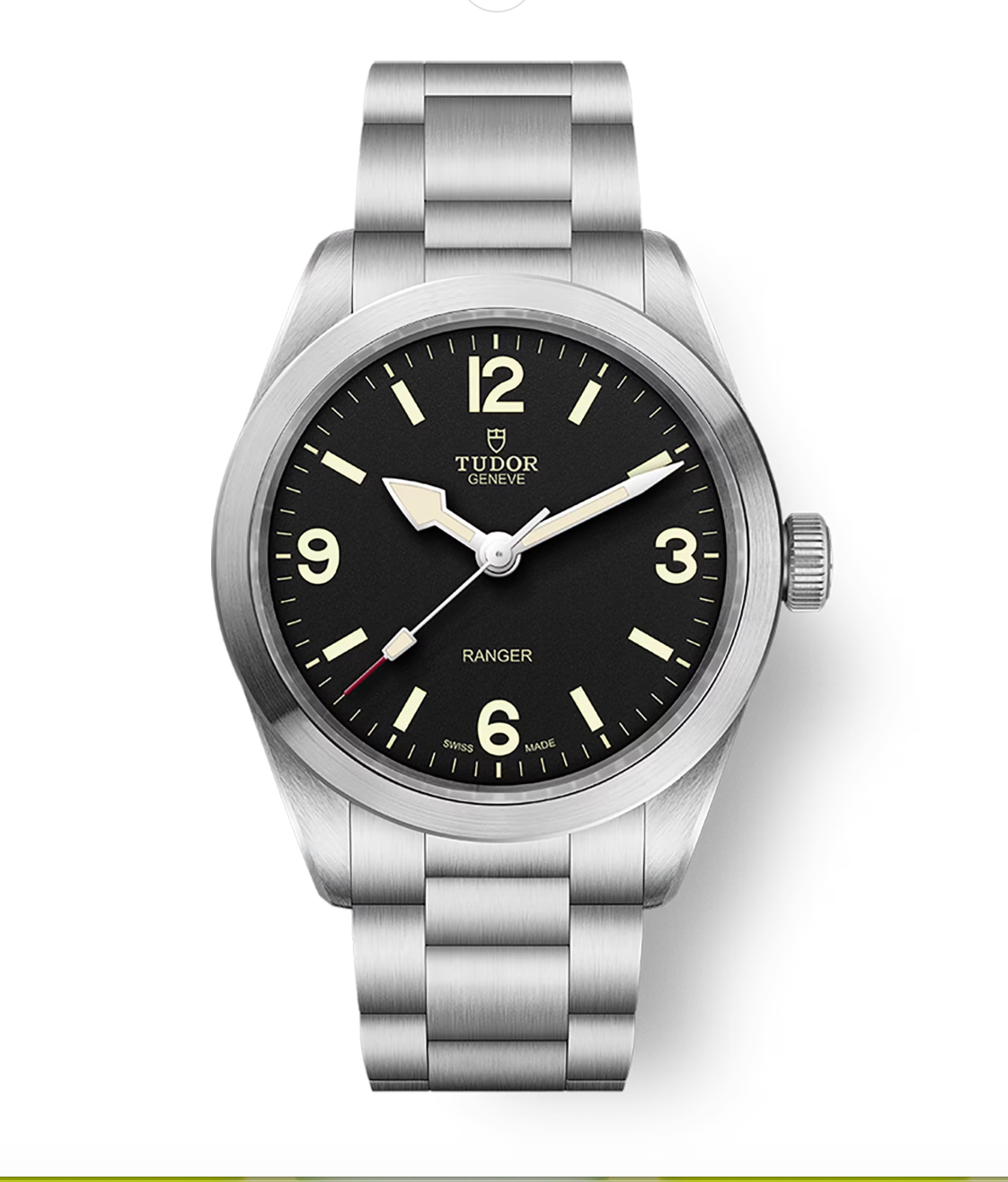 Tudor Ranger Black Dial on Stainless Steel Bracelet Ref. 79950 Complete 2023