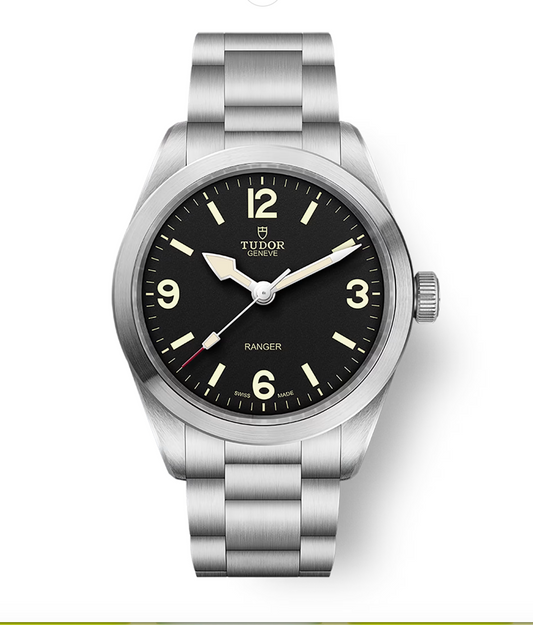 Tudor Ranger Black Dial on Stainless Steel Bracelet Ref. 79950 Complete 2023