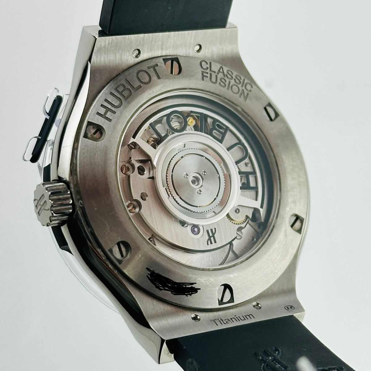 Hublot Classic Fusion Black Dial on Rubber Strap Ref. 565.NX.1470.RX with Box — view 4