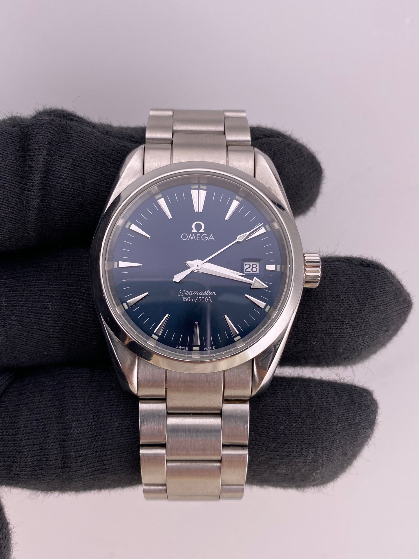 Omega Seamaster Blue Dial on Stainless Steel Bracelet Ref. 2518.80.00