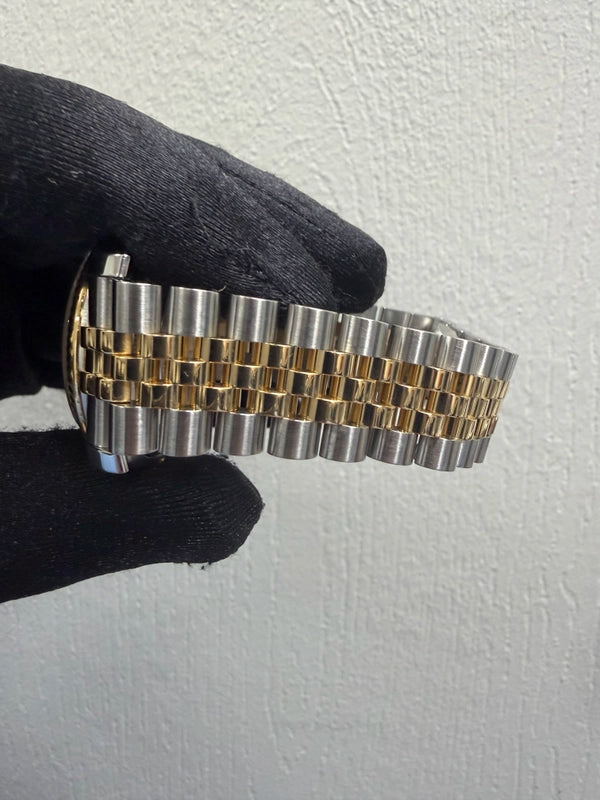 Rolex Datejust Champagne Diamonds Dial on D Link Jubilee Ref 116233