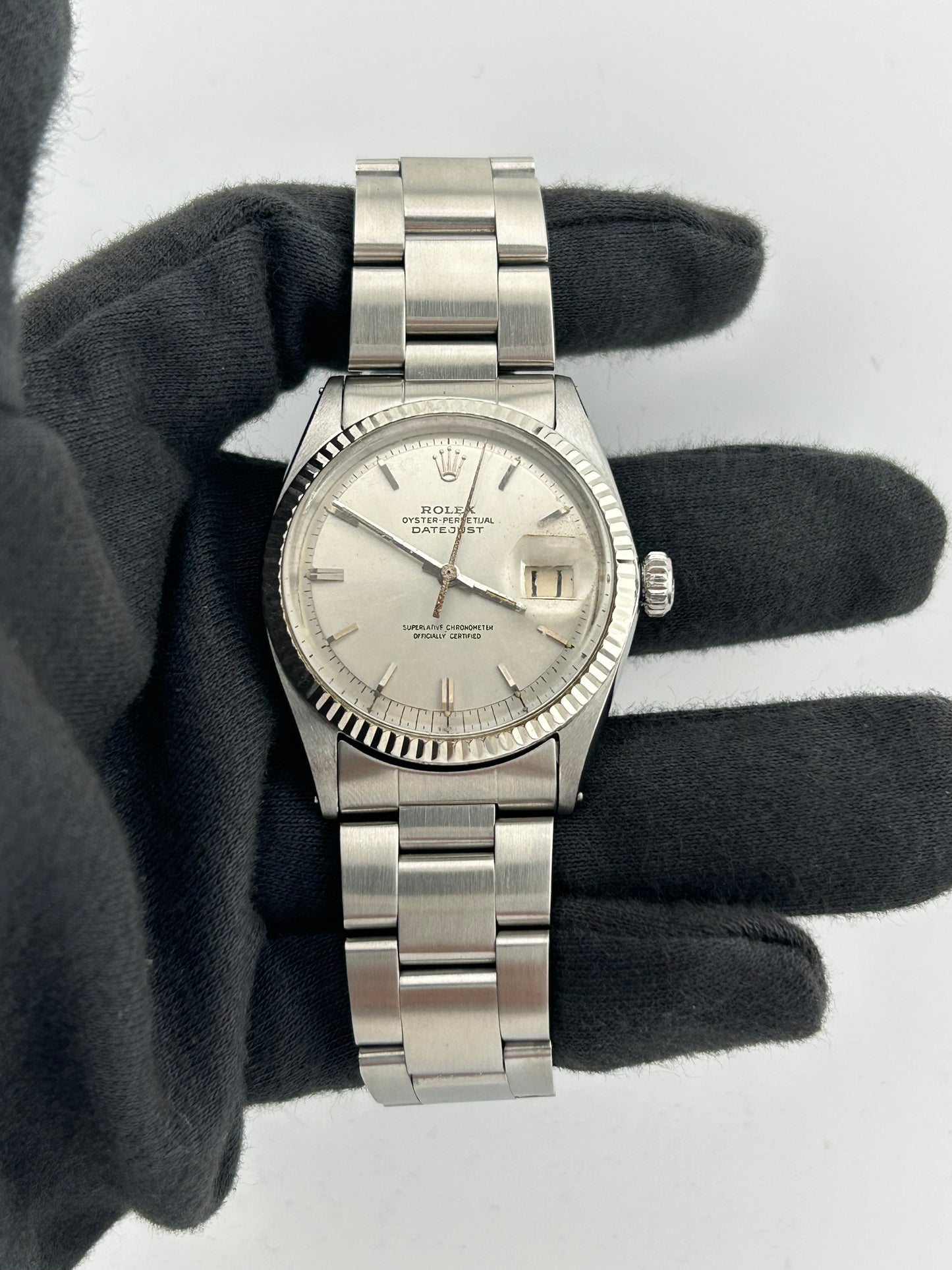 Rolex Datejust 36 Silver Index Dial on Jubilee Ref. 1601