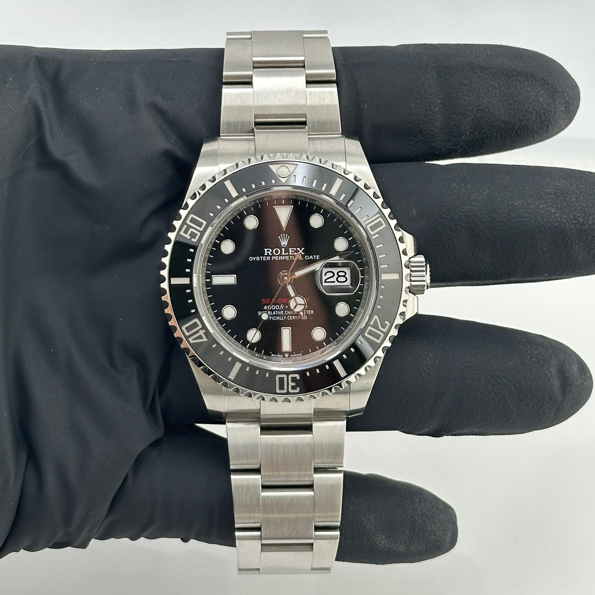 Rolex Sea-Dweller Black Dial on Oyster Steel Bracelet Ref. 126600 Card 2019 — view 2