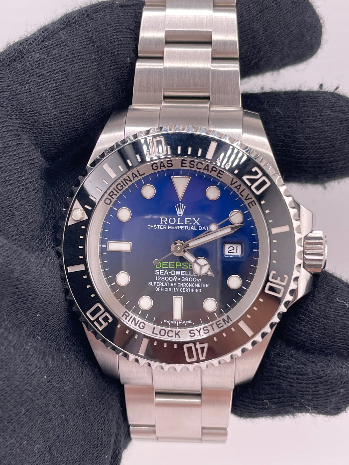 Rolex Sea-Dweller Deepsea James Cameron Dark Blue Dial on Oyster Ref. 116660 Card 2015 — view 2