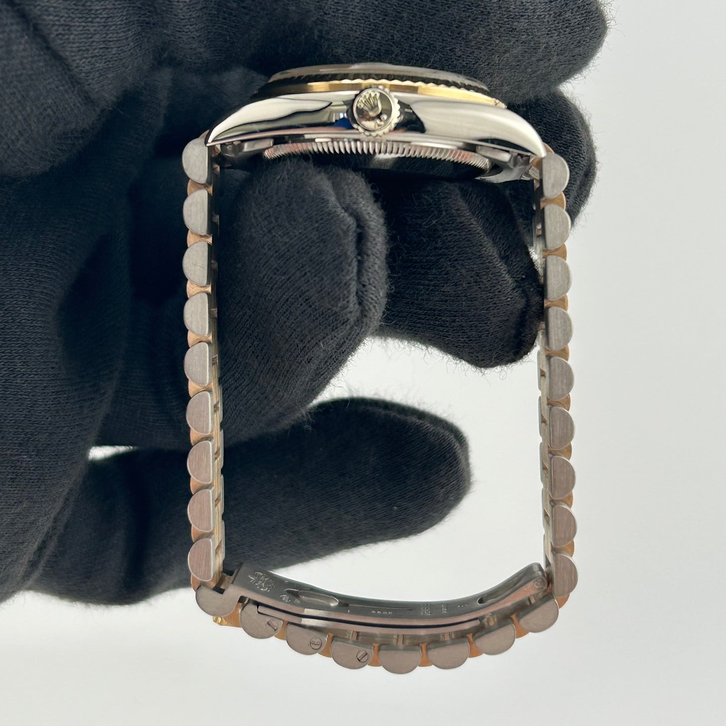 Rolex Datejust President Champagne Diamond Dial on Jubilee Ref. 68279 Papers 1993 — view 5