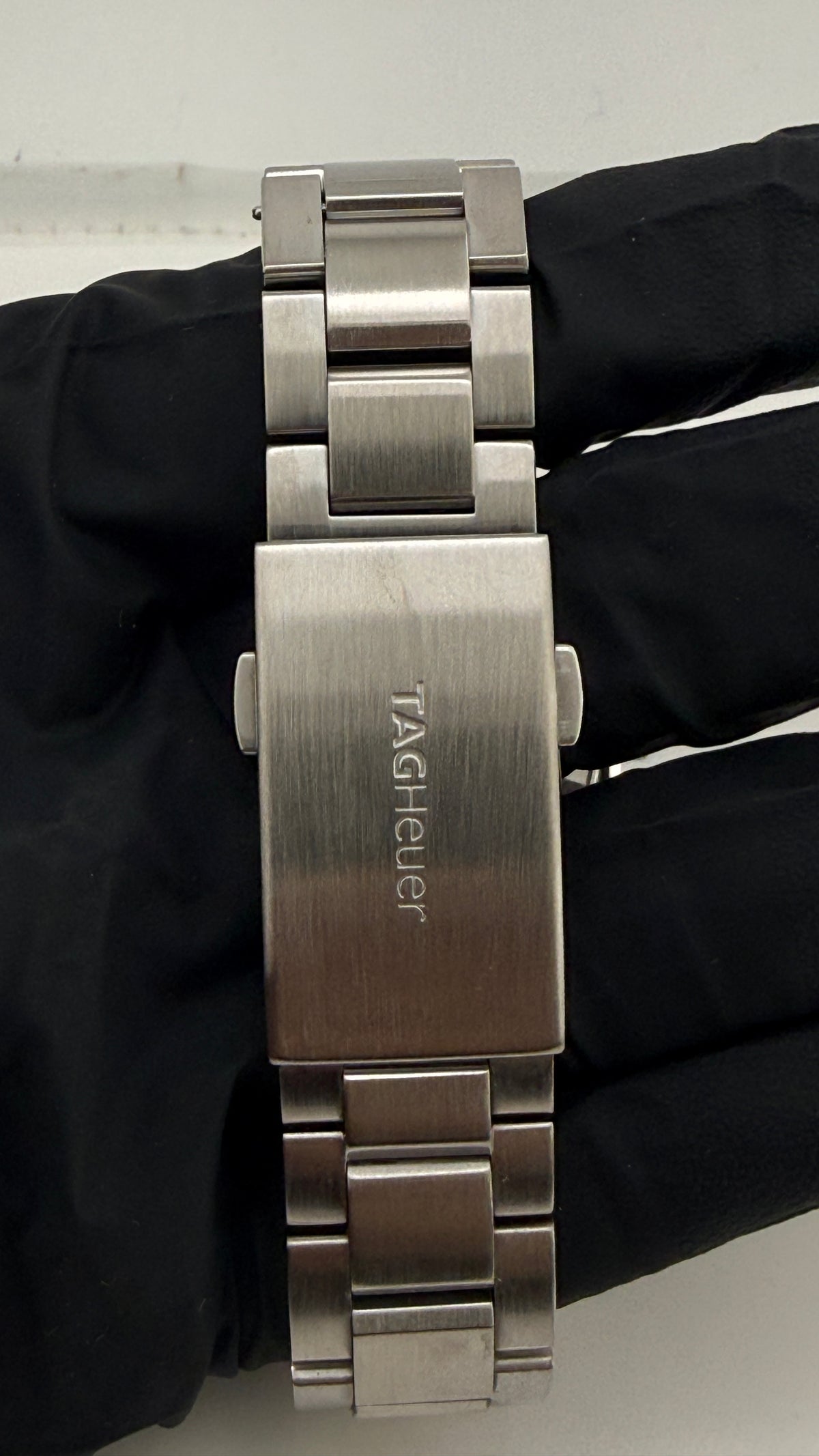 Tag Heuer Aquaracer Black Dial on Stainless Steel Bracelet Ref. WAY111A.BA0928 with Box — view 6
