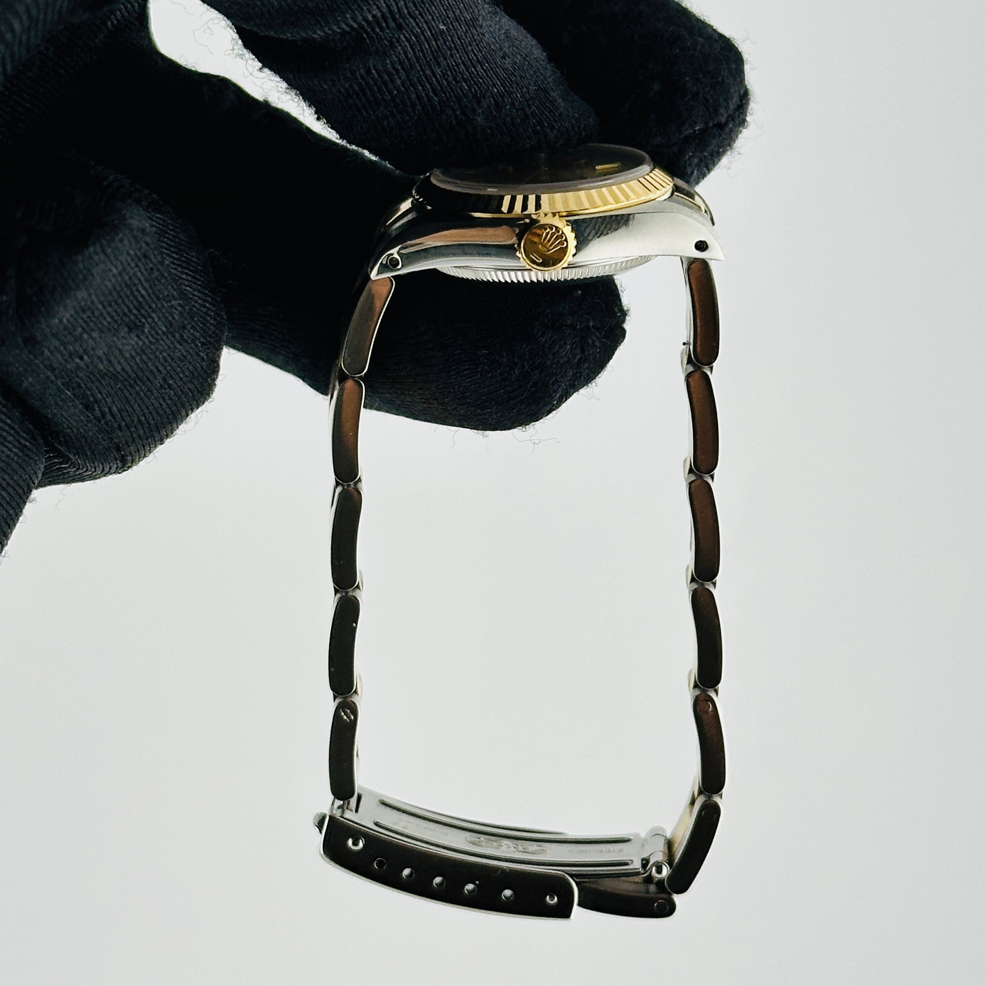 Rolex Oyster Perpetual Champagne Stick Dial on Oyster Bracelet Ref. 67193 1997 — view 6