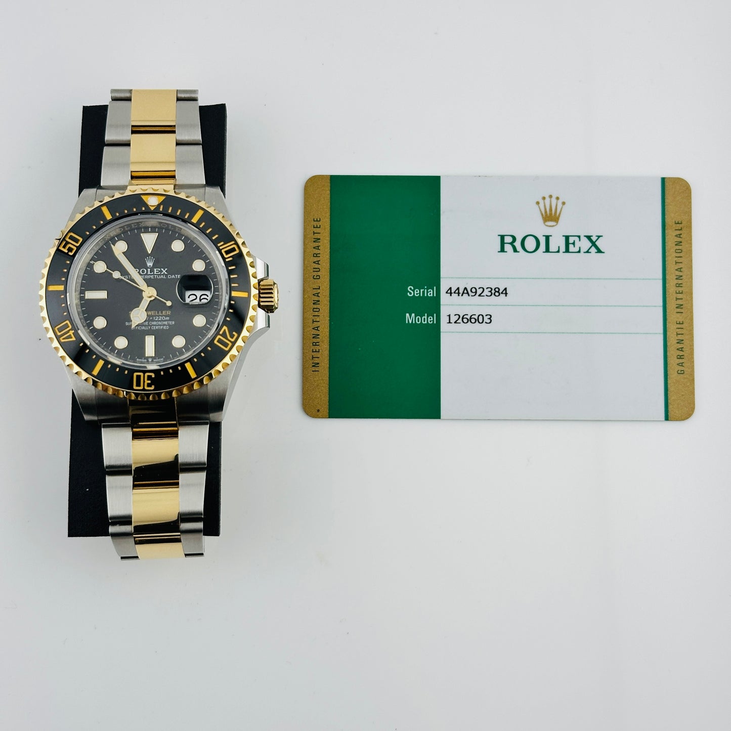 Rolex Sea-Dweller Black Dial on Oyster Ref. 126603 Card 2019 — view 6