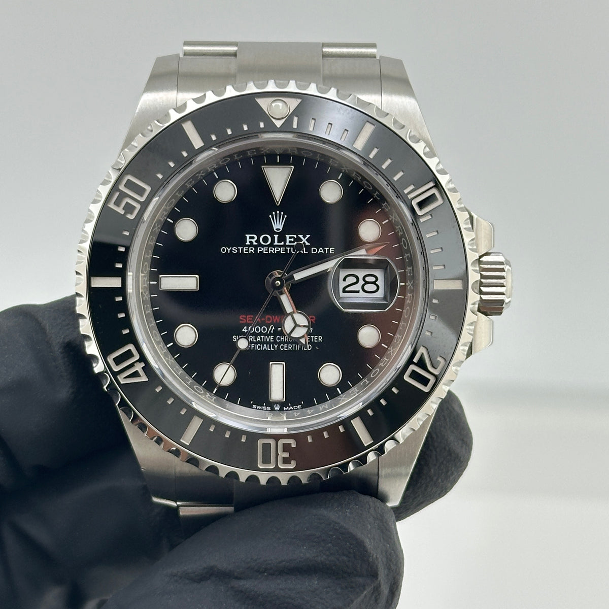 Rolex Sea-Dweller Black Dial on Oyster Steel Bracelet Ref. 126600 Card 2019 — view 3