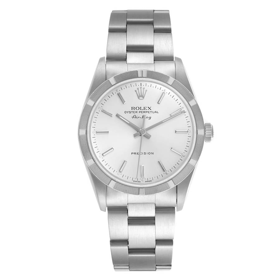 Rolex Air-King Silver Dial on Oyster Ref. 14010 Papers 2002