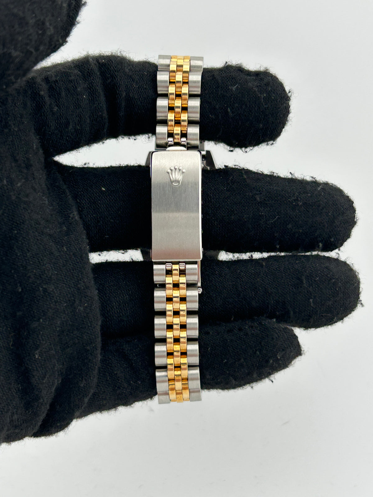 Rolex Datejust Lady Champagne Stick Dial on 2 Tone Jubilee D Link Bracelet Ref. 69173 Card 2020 — view 4