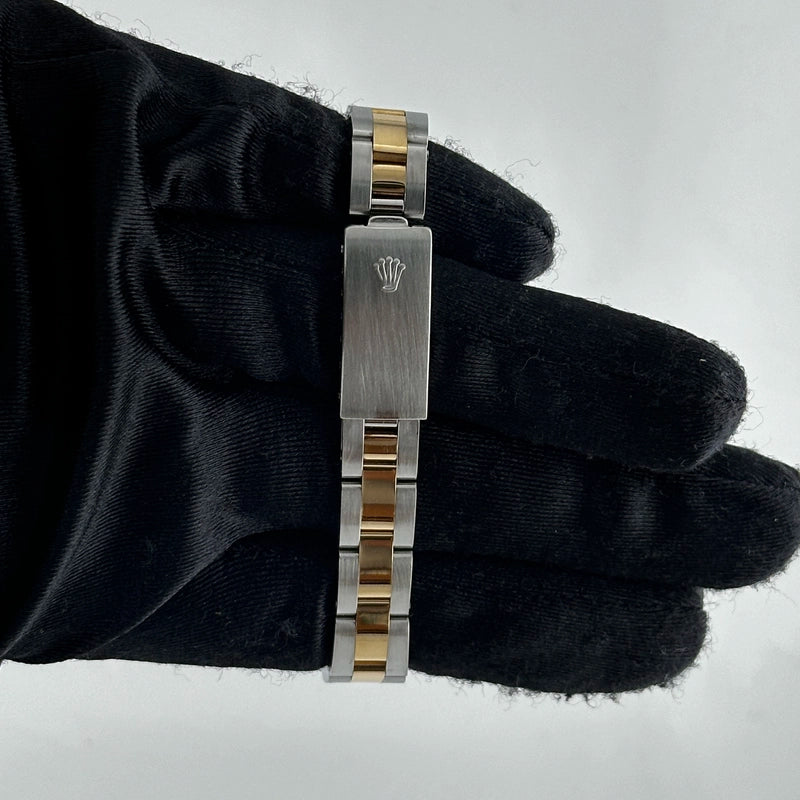 Rolex Oyster Perpetual Champagne Stick Dial on Oyster Ref 67183 with Papers 1985