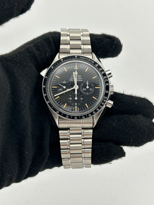Omega Speedmaster Moonwatch Professional Black Dial on Stainless Steel Bracelet Ref. 3590.50.00 Card — view 2