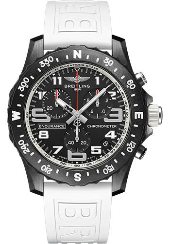 Breitling Endurance Pro Black Dial on Black Rubber Strap Ref. X82310A71B1S1 Complete 2025