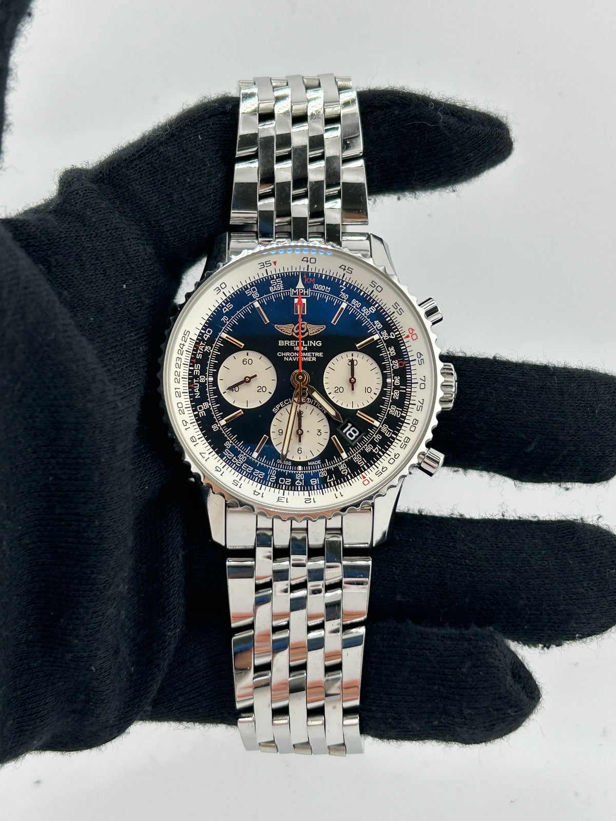 Breitling Navitimer Black Dial Ref. AB0121 Complete 2020