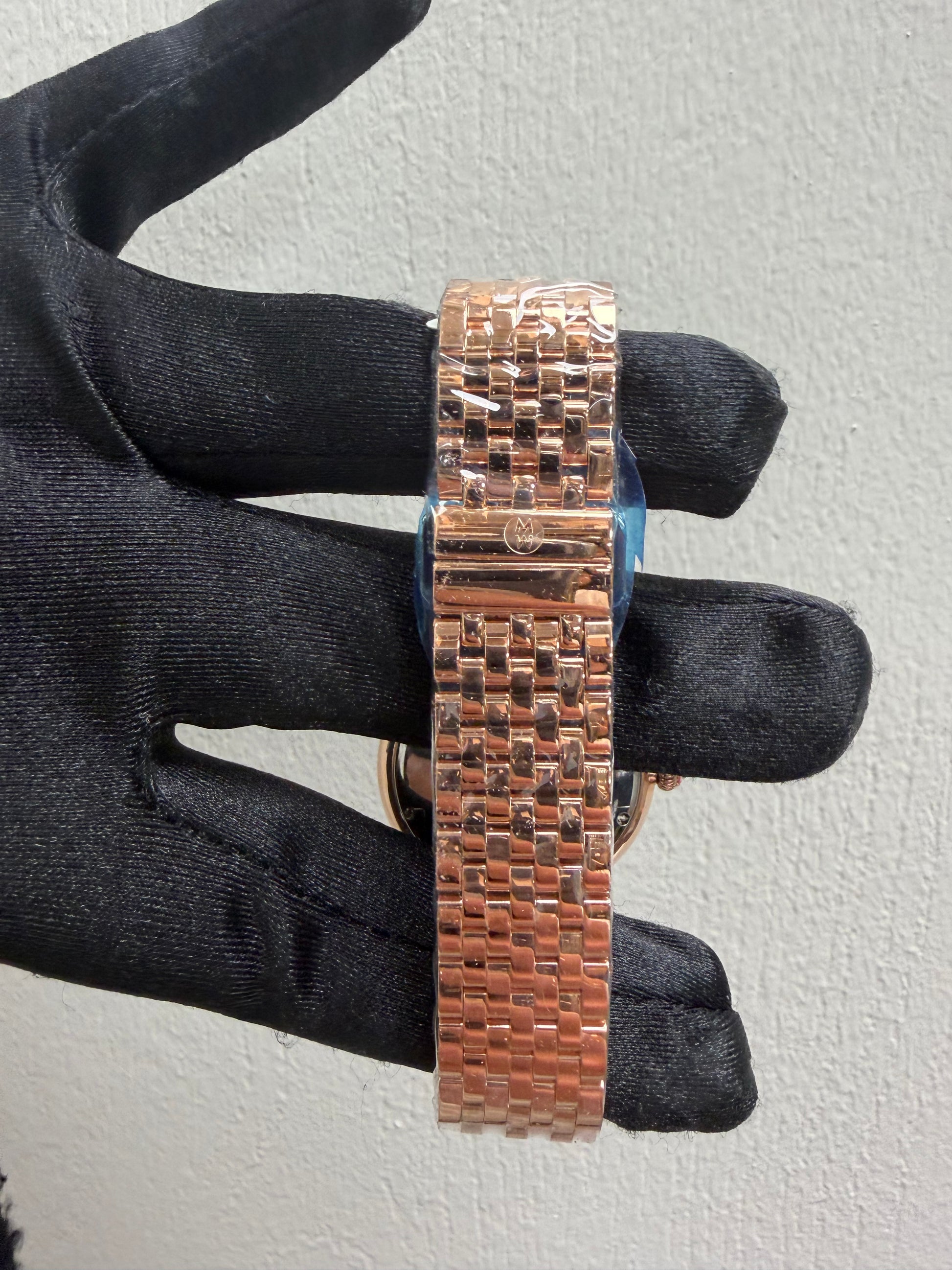 Michele Brown Dial Set With Diamonds Dial Ref. MWW21B000113 Card Open Date — view 3