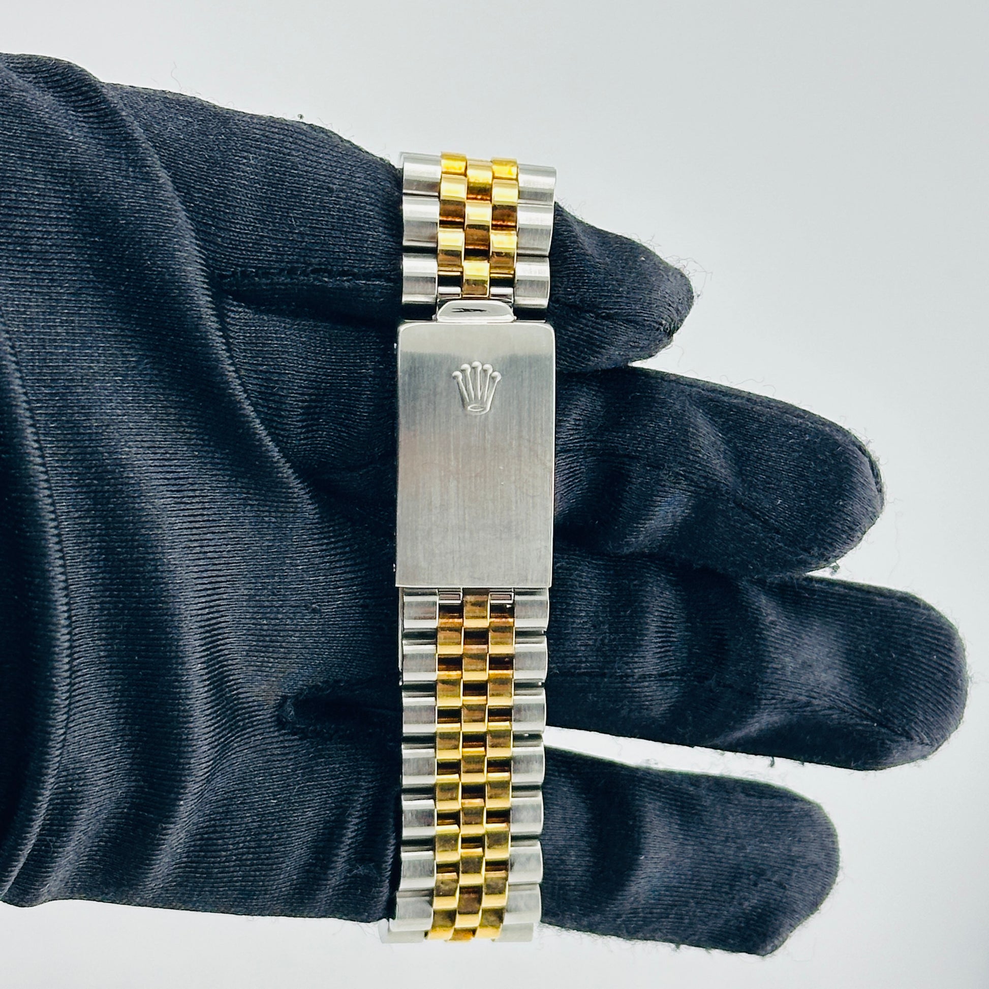 Rolex Datejust Champagne Stick Dial on D Link Jubilee Bracelet Ref. 16013 1987 — view 4