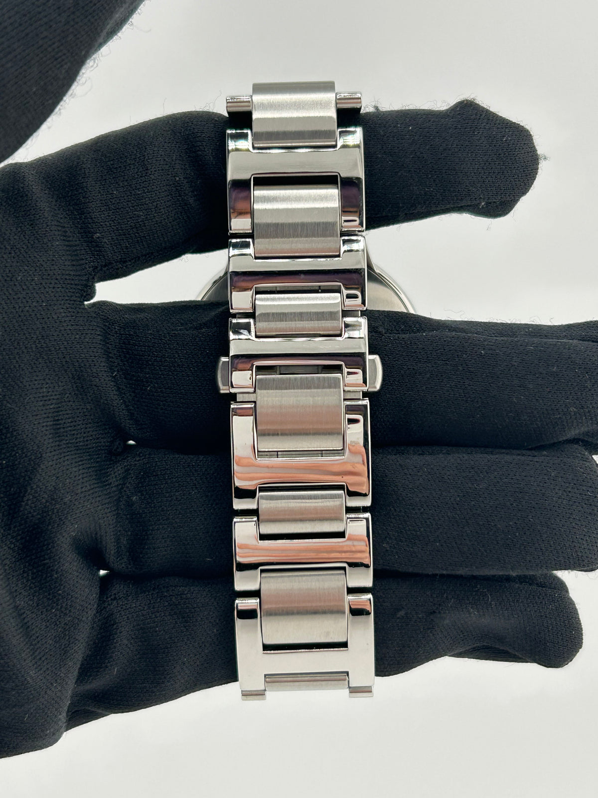 Cartier Ballon Bleu Silver Roman Dial on Stainless Steel Bracelet Ref. W69012Z4 Complete 2011 — view 4