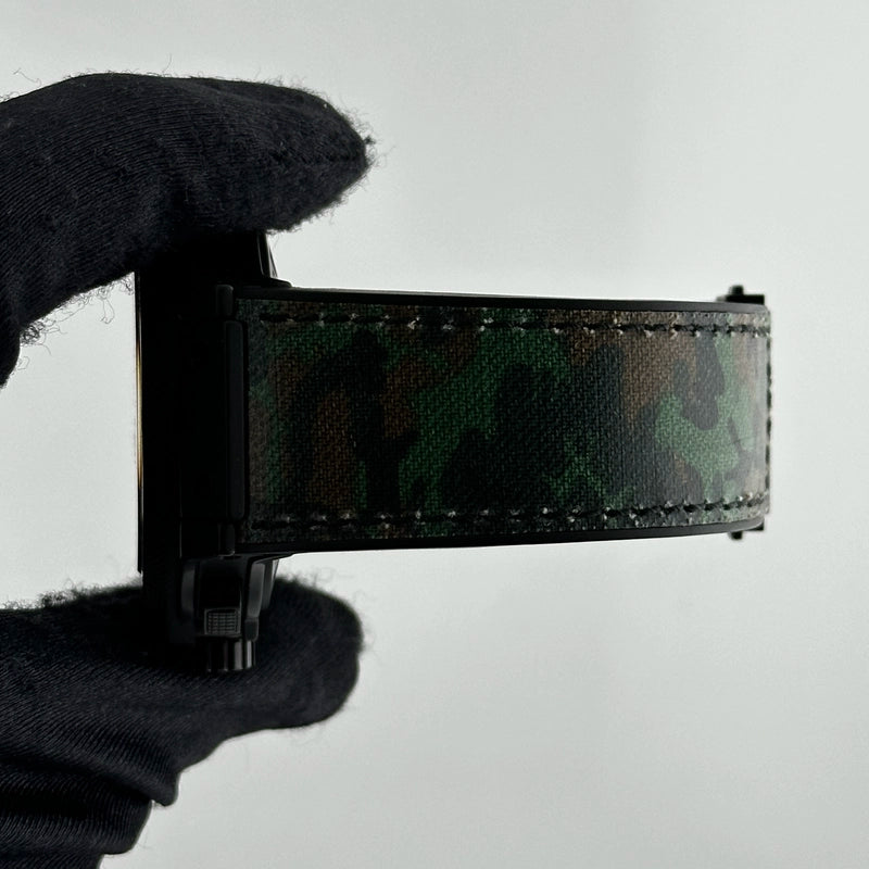 Hublot Big Bang Commando Jungle B/P Green Camouflage Dial on Leather & Rubber Ref 301.C1.8610.NR with Card 2012