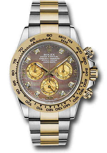 Rolex Daytona Dark Mop Diamond Dial on Oyster Bracelet Ref. 116503 Card 2017