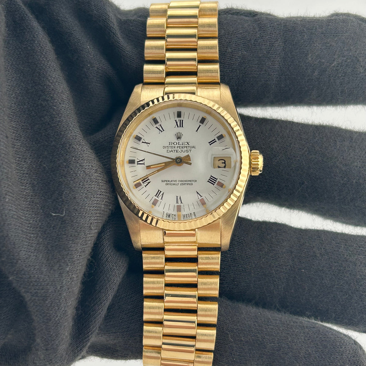 Rolex Datejust Stick Dial on Oyster Ref. 6827 1984