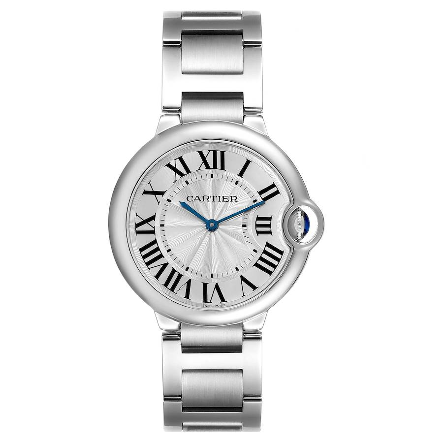 Cartier Ballon Bleu Silver Dial on Steel Ref. W69011Z4 Card 2014