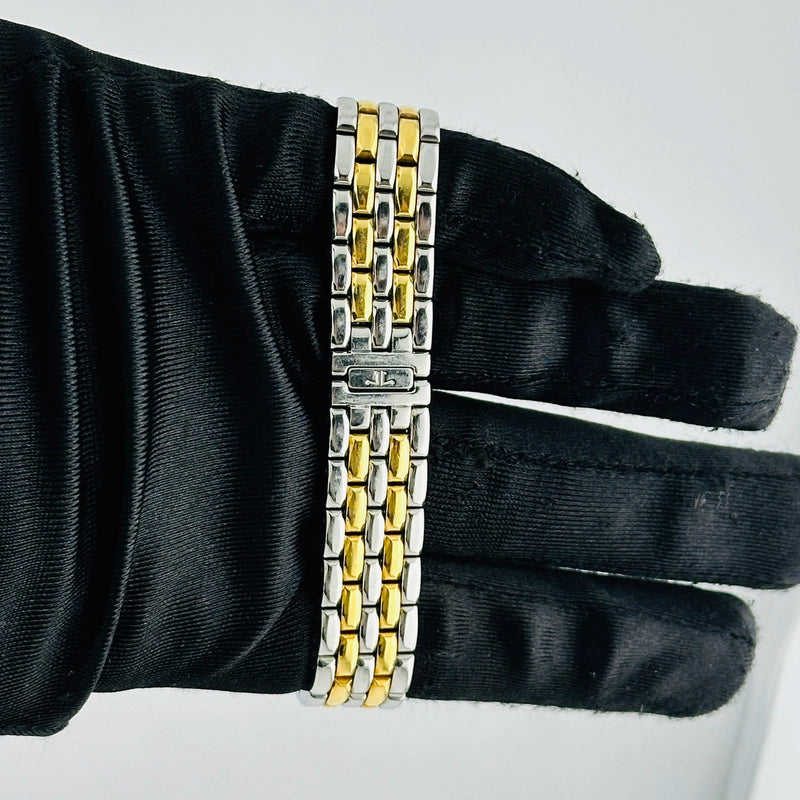 Jaeger LeCoultre Reverso Florale Jaeger Le Coultre Reverso Florale Silver Arabic Dial on 2 Tone Ref 265.5.08/Q2655120