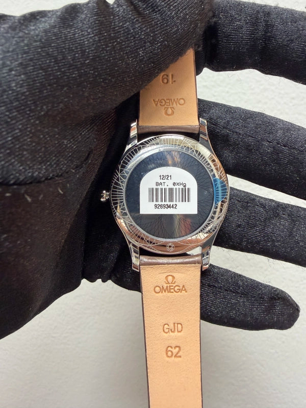 Omega De Ville Trésor Taupe Brown Dial on Taupe Brown Leather Ref 428.18.39.60.13.001 with Card