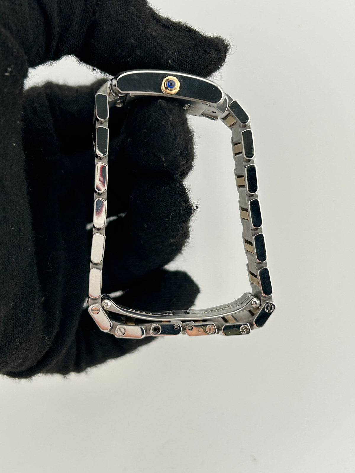 Cartier Tank Francaise Silver Roman Dial on 2 Tone Bracelet Ref. W51007Q4 — view 5