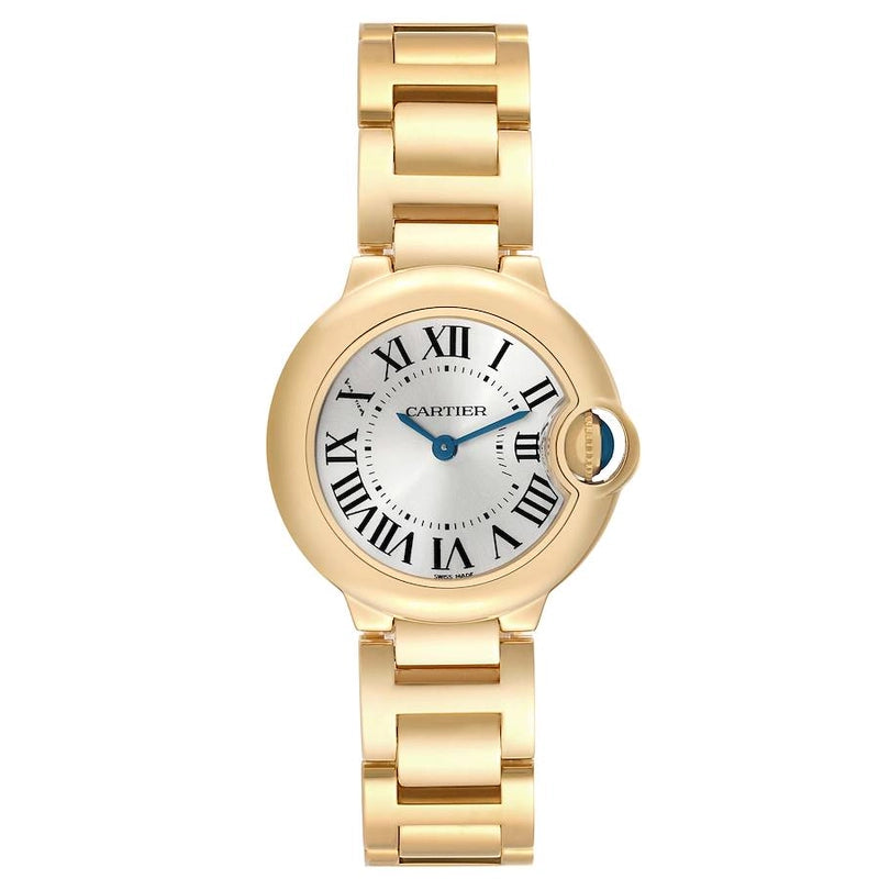 Cartier Ballon Bleu B/P Silver Roman Dial Ref 3006/W6900122 with Papers 2009