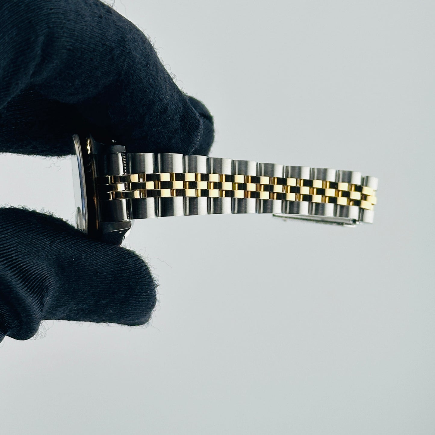 Rolex Datejust Lady Champagne Stick / Has Spots Dial on D Link Jubilee Bracelet Ref. 69173 Papers 1994 — view 5