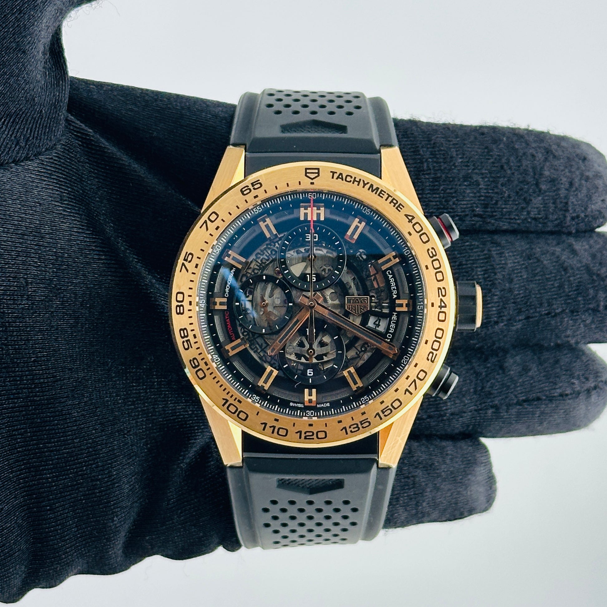 Tag Heuer Carrera Skeleton Dial on Rubber Ref. CAR2A5B Card 2020 — view 2