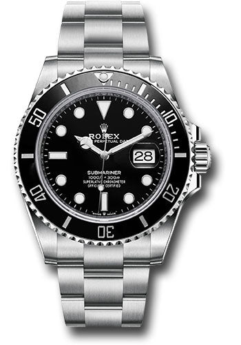 Rolex Submariner Black Dial on Oyster Bracelet Ref. 126610LN Card 2025