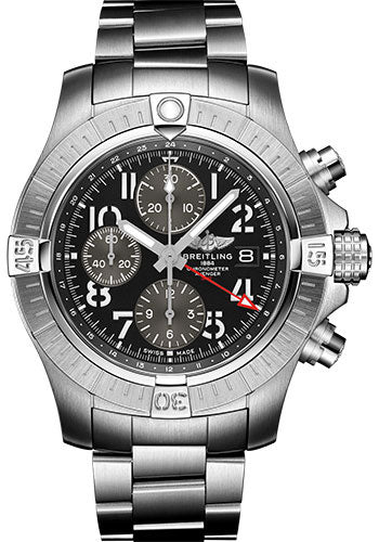 Breitling Avenger Chronograph GMT Black Dial on Bracelet Ref. A24315101B1A1 Card 2023