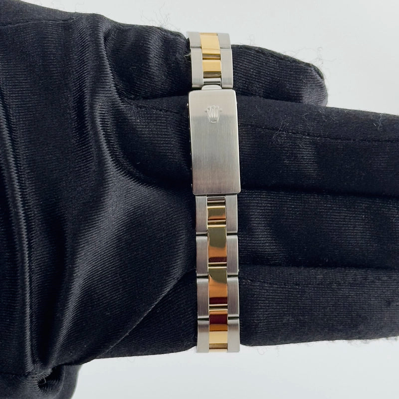 Rolex Oyster Perpetual White Roman Dial on Oyster Ref 67193 with Papers 1992